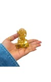 Antique Gold Metal Statue Maa Kaali Idol Showpiece for Home & Office | Hindu Goddess Decorative Murti for Puja & Mandir Office Table Showpiece (6.5cm)