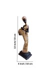 Handcrafted African Lady Figurine with Basket – Elegant Resin Tribal Woman Statue for Home Decor – Artistic Showpiece for Living Room, Office, Shelf & Gift Purpose
