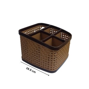 Hitech Sales 5 Section Multi-Purpose Storage Desk top Organizer/Cutlery Holder/Cosmetics Basket/Tooth Brush and Bathrooms Accessories Stand Hitech Sales 5 Section Multi-Purpose Storage Desk top Organizer/Cutlery Holder/Cosmetics Basket/Tooth Brush and Bathrooms Accessories Stand