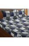 Hitech Sales Blue Microfiber Double Bedsheet | Soft, Durable & Fade-Resistant | Ideal for Double Bed | Easy Care & Washable