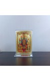 Hitech Sales Ramkrishna Dev and Sarada Devi with Maa Tara Gold-Plated Religious Acrylic Photo Frame Hindu God and Goddess Temple Art Decor for Home, Office, Car Dashboard and Gift Purpose