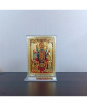 Hitech Sales Ramkrishna Dev and Sarada Devi with Maa Tara Gold-Plated Religious Acrylic Photo Frame Hindu God and Goddess Temple Art Decor for Home, Office, Car Dashboard and Gift Purpose
