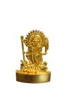Antique Gold Metal Statue Maa Kaali Idol Showpiece for Home & Office | Hindu Goddess Decorative Murti for Puja & Mandir Office Table Showpiece (6.5cm)