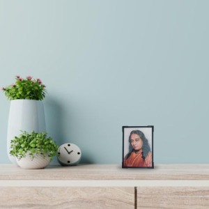 HiTechMart Wooden Photo Frame of Paramahansa Yogananda | Spiritual Leader and Guru Wall Hanging & Table Standong Frame for Home, Temple, and Meditation Room Decor HiTechMart Wooden Photo Frame of Paramahansa Yogananda | Spiritual Leader and Guru Wall Hanging & Table Standong Frame for Home, Temple, and Meditation Room Decor