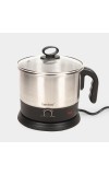 Tandem1.2 L Plastic and Steel Kettle, Plastic and Stainless Steel, 22 X 17.9 X 9.5 cm (Pack of 1)