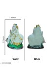 Polyresine Lord Radha Krishna Statue | Shine Gallery Radha Krishna Showpiece for Home Temple Décor I showpiece of god Idols for Office desks, Study Table, mandir I Best Gift Item
