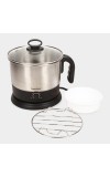 Tandem1.2 L Plastic and Steel Kettle, Plastic and Stainless Steel, 22 X 17.9 X 9.5 cm (Pack of 1)