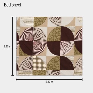 Hitech Sales Brown Microfiber Double Bedsheet | Soft, Durable & Fade-Resistant | Ideal for Double Bed | Easy Care & Washable