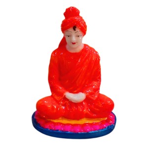 Swami Vivekananda Resin Idol Statue – Inspirational Spiritual Guru Figurine for Home Decor, Office Desk, Study Table & Gifting – Durable Decorative Showpiece