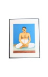 Hitech Sales Anukul Thakur Wooden Laminated Photo Frame for Pooja Room, Temple, Home Decor, Gift (Free Stand, Tabletop, 8.6 x 11 inches)