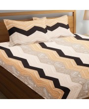 Hitech Sales 120 GSM Microfiber Double Bedsheet | Soft, Durable & Fade-Resistant | Ideal for Double Bed | Easy Care & Washable