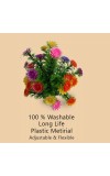Hitech Artificial Flower Pot Multi Colour Tableware Home Decor Living Room Shop Office Bed Room Washroom & Gift Artificial Plant with Pot Pack of 1