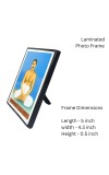 Anukul Thakur Wooden Laminated Photo Frame with Stand | Spiritual Religious Decor | Compact Size for Home & Office
