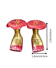Traditional Brass Charan Paduka Set with Plate | Auspicious Puja Item for Mandir, Worship & Religious Rituals Home Temple, Puja & Spiritual Decor Traditional Brass Charan Paduka Set with Plate | Auspicious Puja Item for Mandir, Worship & Religious Rituals Home Temple, Puja & Spiritual Decor