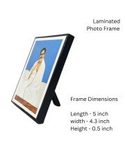 Sri Sri Baroda Wooden Laminated Photo Frame with Stand | Spiritual Religious Decor | Compact Size for Home & Office Sri Sri Baroda Wooden Laminated Photo Frame with Stand | Spiritual Religious Decor | Compact Size for Home & Office