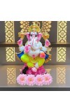 Hi Tech Sales Handcrafted Siddhi Ganesh Idol for Home Decor, Gifting Diwali, Birthday, Festivals (6 x 3 Inches) (Multicolor)