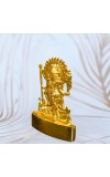 Antique Gold Metal Statue Maa Kaali Idol Showpiece for Home & Office | Hindu Goddess Decorative Murti for Puja & Mandir Office Table Showpiece (6.5cm)