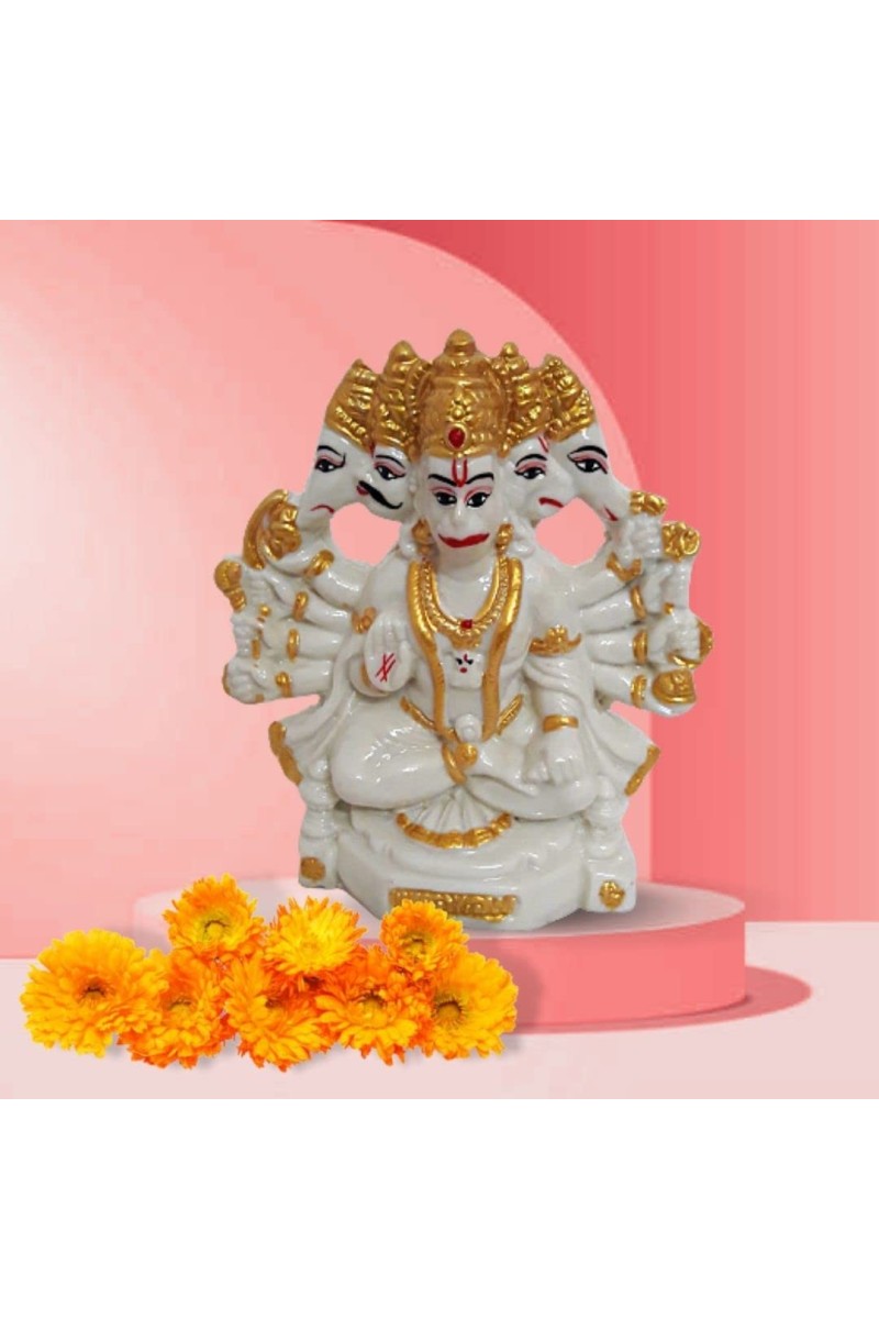 PANCHAMUKHI HANUMAN WHITE