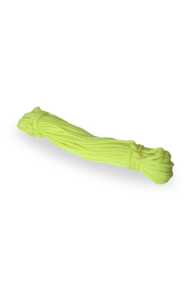 Nylon Rope Combo Pack of 6 | Durable, High-Strength Ropes for Outdoor, Camping, and Household Use | Multipurpose Ropes for Clothesline, DIY Projects, and More (Light Green, Medium)