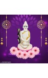 Beautiful Statue Idol Lokenath Baba Murti for Pooja, Room, Home Decoration - 4.5 inch