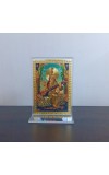 Hitech Sales Gold-Plated MATA Saraswati Religious Acrylic Photo Frame Hindu God and Goddess Temple Art Decor for Home, Office, Car Dashboard and Gift Purpose
