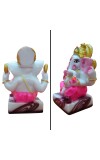 Hi Tech Sales Handcrafted Siddhi Ganesh Idol for Home Decor, Gifting Diwali, Birthday, Festivals (5 x 3 Inches) (Pink)