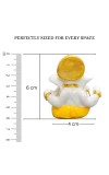 HiTechMart Lord Ganesha Mini Idol for Home, Office, Cardashboard – Divine Hindu God Ganpati Murti for Puja, Decor & Gifting – Vastu & Spiritual Blessings