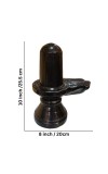 Black Shivling Showpiece for Puja | Lord Shiva Lingam Idol with Base | Religious Decorative Statue for Home Temple, Office & Spiritual Décor | Resin Shivling Murti (Black Finish) Black Shivling Showpiece for Puja | Lord Shiva Lingam Idol with Base | Religious Decorative Statue for Home Temple, Office & Spiritual Décor | Resin Shivling Murti (Black Finish)
