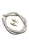 HiTechMart 1500W Heating Element Coil Wire 40.8cm Long Silver Tone (Pack of 1)