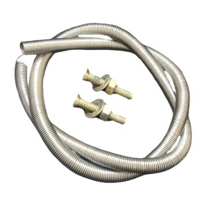 HiTechMart 1500W Heating Element Coil Wire 40.8cm Long Silver Tone (Pack of 1)
