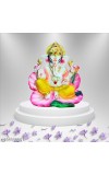 Lord Ganesha Indian Hindu Goddess Statue | Used for Home Offices Car Study Table and Small tample | Multi Colour