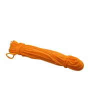 Nylon Rope Combo Pack of 6 | Durable, High-Strength Ropes for Outdoor, Camping, and Household Use | Multipurpose Ropes for Clothesline, DIY Projects, and More (Orange, Medium)