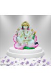 Lord Ganesha Indian Hindu Goddess Statue | Used for Home Offices Car Study Table and Small tample | Multi Colour