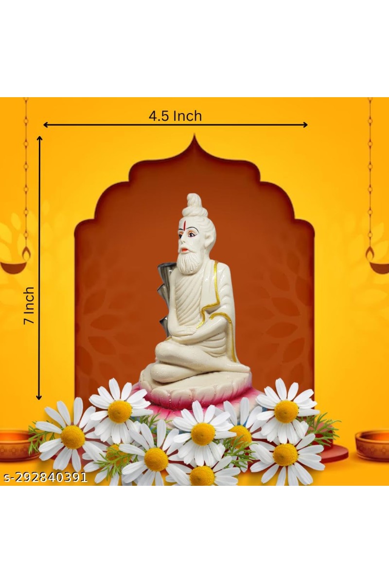 Beautiful Statue Idol Lokenath Baba Murti for Pooja, Room, Home Decoration - 7inch