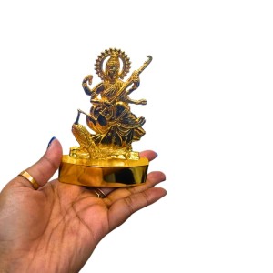 Antique Gold Metal Statue Maa Saraswati Showpiece for Home & Office | Hindu Goddess Decorative Murti for Puja & Mandir Office Table Showpiece. Antique Gold Metal Statue Maa Saraswati Showpiece for Home & Office | Hindu Goddess Decorative Murti for Puja & Mandir Office Table Showpiece.