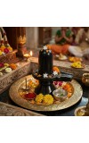 Black Shivling Showpiece for Puja | Lord Shiva Lingam Idol with Base | Religious Decorative Statue for Home Temple, Office & Spiritual Décor | Resin Shivling Murti (Black Finish) Black Shivling Showpiece for Puja | Lord Shiva Lingam Idol with Base | Religious Decorative Statue for Home Temple, Office & Spiritual Décor | Resin Shivling Murti (Black Finish)