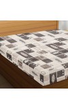 Hitech Sales 120 GSM Grey Microfiber Double Bedsheet | Soft, Durable & Fade-Resistant | Ideal for Double Bed | Easy Care & Washable