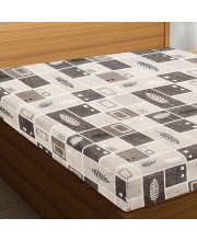 Hitech Sales 120 GSM Grey Microfiber Double Bedsheet | Soft, Durable & Fade-Resistant | Ideal for Double Bed | Easy Care & Washable
