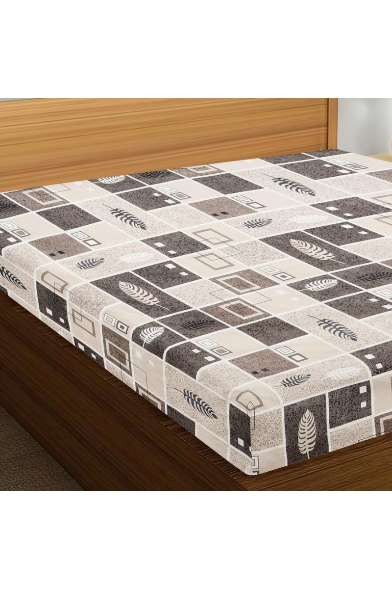 Hitech Sales 120 GSM Grey Microfiber Double Bedsheet | Soft, Durable & Fade-Resistant | Ideal for Double Bed | Easy Care & Washable