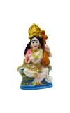 Hi Tech Sales Goddess Maa Saraswati Idol, Saraswati Vidya-Devi Murti/Statue/Figurine/Showpiece for Religious Pooja Gift Item, Temple/Pooja, Decoration, Home, Study Room(4inch)