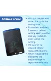 Hitech Sales 12 Inch LCD Writing Tablet Colorful Magic Slate with Stylus Pen Eco-Friendly Digital Drawing and Writing Pad for Kids, Ideal for Drawing, Playing, and Noting