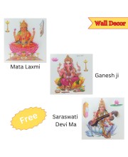 Laxmi Ganesh Murti Idol with Free Stickers by Hi Tech Sales | Hindu Goddess Lakshmi & Lord Ganesha Statue for Puja, Temple, Home & Office Decor | Diwali Festival Spiritual Gift Laxmi Ganesh Murti Idol with Free Stickers by Hi Tech Sales | Hindu Goddess Lakshmi & Lord Ganesha Statue for Puja, Temple, Home & Office Decor | Diwali Festival Spiritual Gift