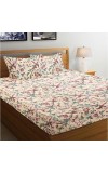 Hitech Sales Multicolour Polycotton Double Bedsheet | Soft, Durable & Fade-Resistant | Ideal for Double Bed | Easy Care & Washable