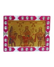 Hitech Sales Mini Decorative Lord Shiv MATA Durga Shree Hanuman Photo for Home, Office Décor and Card dasboard (6 x 8 cm – 1 Pcs)