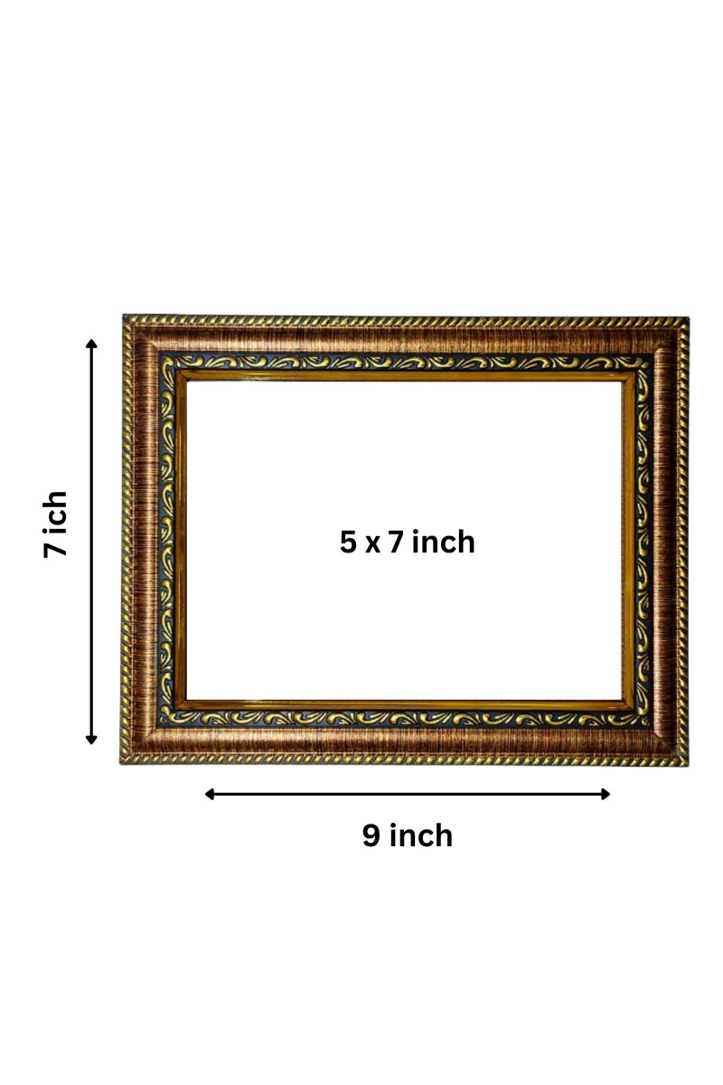 HiTech Sales Swami Pranabananda Picture Frame Photo for puja Wall Art Portrait Image Spiritual Framed for Office, Wall/Table, Study Room & Living Room, Gifts | PVC Frame & Front Face - Glass (7 x 9)