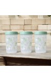 Storage Food Cylindrical Container Set (3 PCS) with Lids, Space-Saving, Airtight & Leak Proof, 100% Food Grade, Microwave & Freezer Safe, Dishwasher Safe, Ideal for Home & Kitchen (1000 ML)
