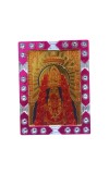 Hitech Sales Mini Decorative Maa Tara Photo Frame with Designing Border Religious Gift for Home, Office Décor and Card dasboard Small Temple Idol Frame for Worship (6 x 8 cm – 1 Pcs)
