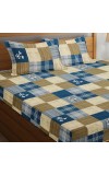 Hitech Sales 120 GSM Microfiber Double Bedsheet | Soft, Durable & Fade-Resistant | Ideal for Double Bed | Easy Care & Washable