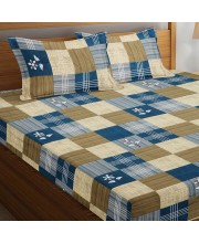 Hitech Sales 120 GSM Microfiber Double Bedsheet | Soft, Durable & Fade-Resistant | Ideal for Double Bed | Easy Care & Washable