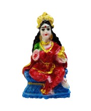 Hi Tech Sales Shree Laxmi Devi/MATA Murti/God Idol/Statue/Figurine/Showpiece || Laxmi Murti for Temple/Pooja, Decoration, Home, Study Room || Handcrafted, Material - Resin (4 Inch)
